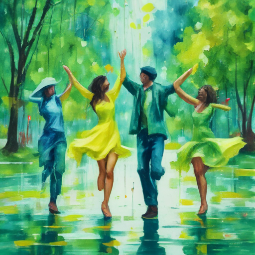 Bailando en la lluvia 