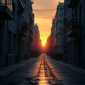 Die Straßen bluten rot und schwer