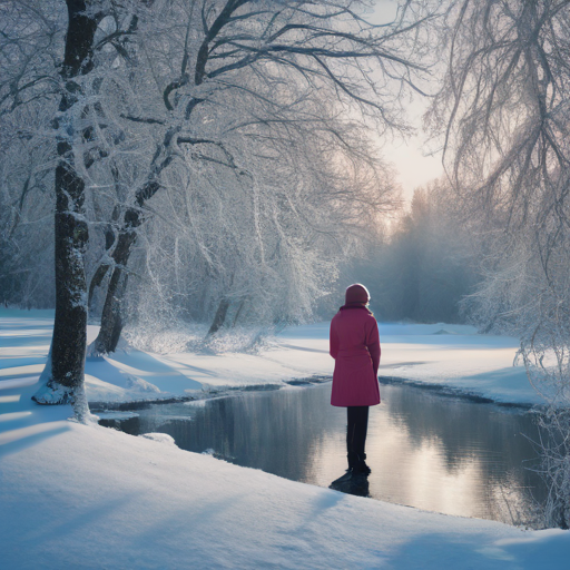 Sneeuw in de Winter