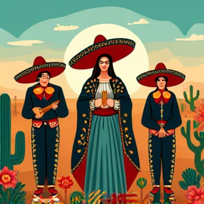 Banda mariachi Mexico woman voice 