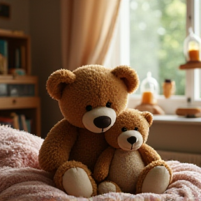 Snuggle with Teddy Bear