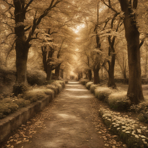 Walking Through the Flowered Lane