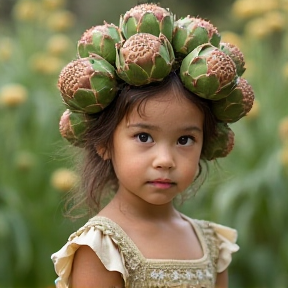 Ragazze e carciofi