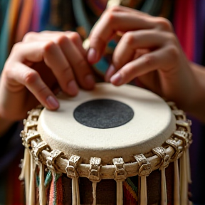 Dhol damao beet  flute 