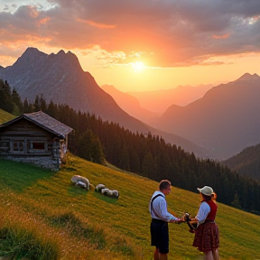 Berggipfel Schatten