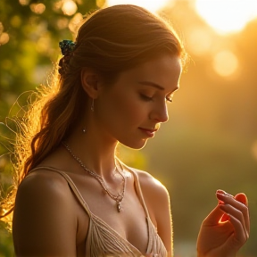 Gold in Her Hands