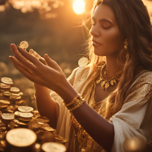 Gold in Her Hands