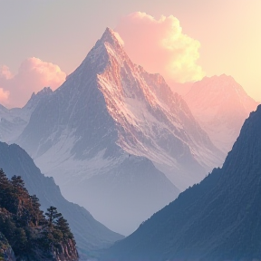 Salt and Pepper on a Mountain