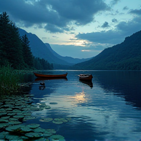 o lago do passado