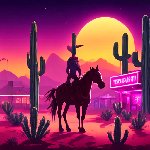 Cowboy Sunset