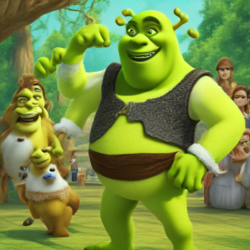 Shrek's Epic TikTok Party