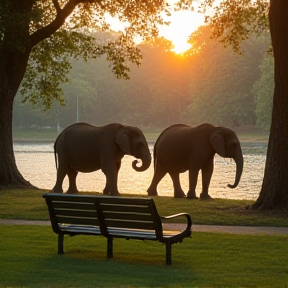 Vrijbroekpark Elephants