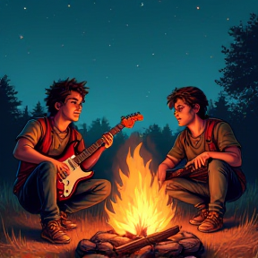 Campfire Flames