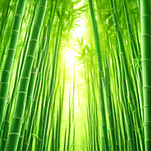 Young And Green Like A Bamboo