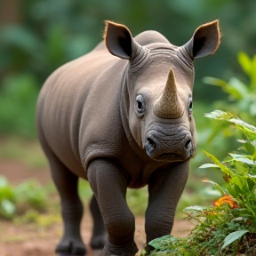 Lakkhi the Little Rhino