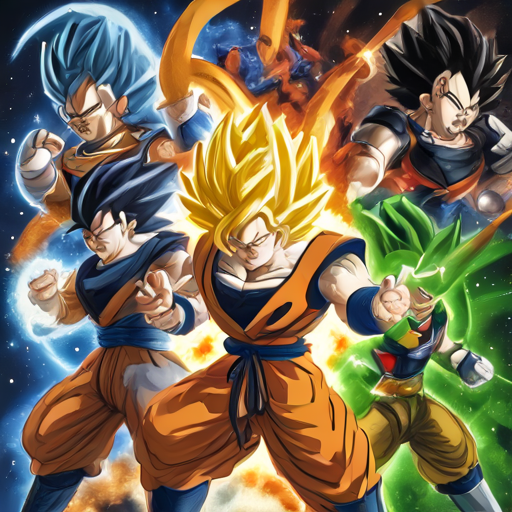 Goku vs Vegeta vs Shadow