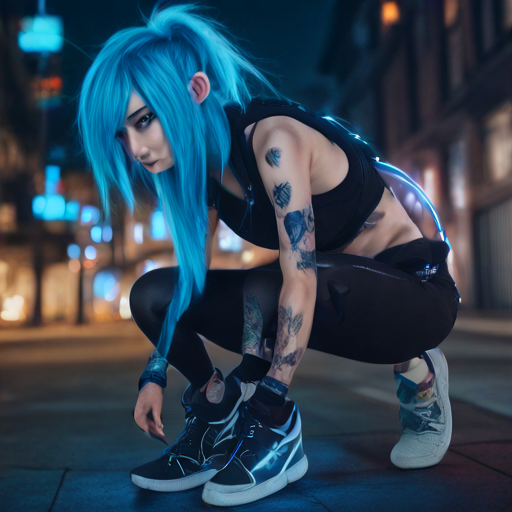 Blue Hair Girl