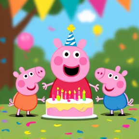 O Aniversário da Peppa Pig