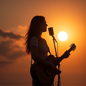 La hija quiere cantar