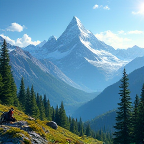 sous le soleil des montagnes