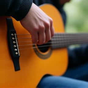 Maurice et sa guitare