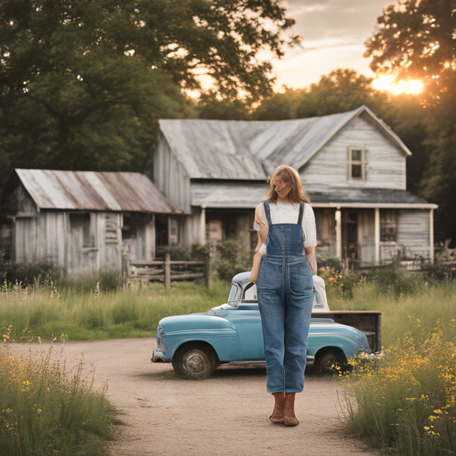 A girl in a small town