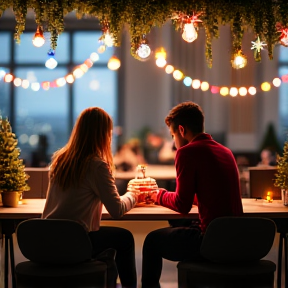 Weihnachten im Büro