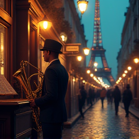 Paris Rain Serenade