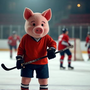 Sean Bascom Hockey Pig