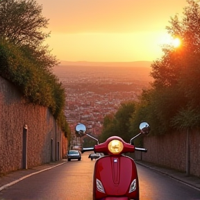 Vespa rossa