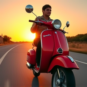 Vespa rossa