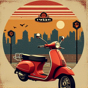 Vespa rossa