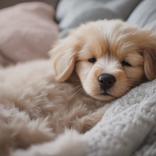 "Puppy’s Dreamy Nap"