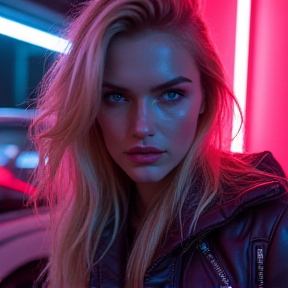 girl in the City of Neon