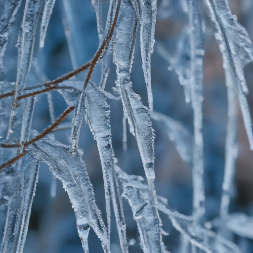 Bande son d'un doux vent frais puis d'un craquement léger de glace