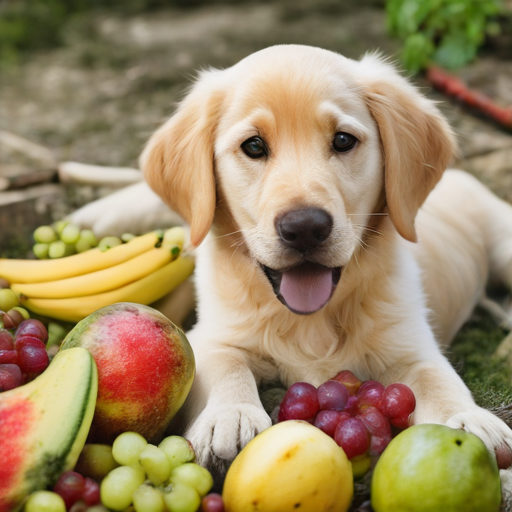 Puppies and Fruit