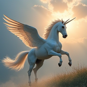 The Majestic Flight of the Unicorns