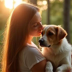 A lua o cachorro e Eu 