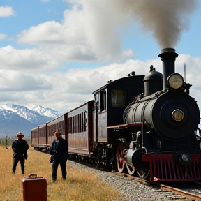 Trains in Patagonia