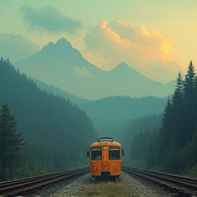 Trains in Patagonia