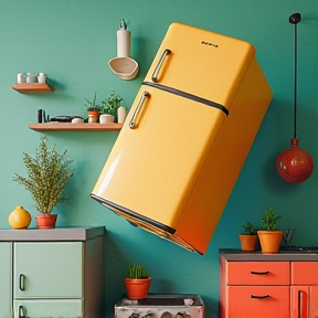 Fridge on top