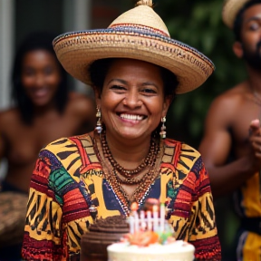 V4 afroperuano landó cumpleaños feliz negrita