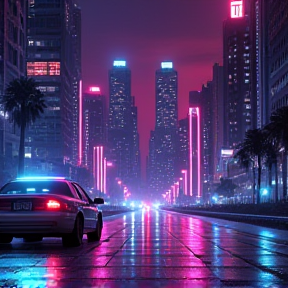 Cops in the Neon