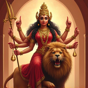 Ma durga's might