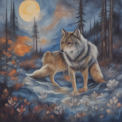 Wolves Beneath the Moon