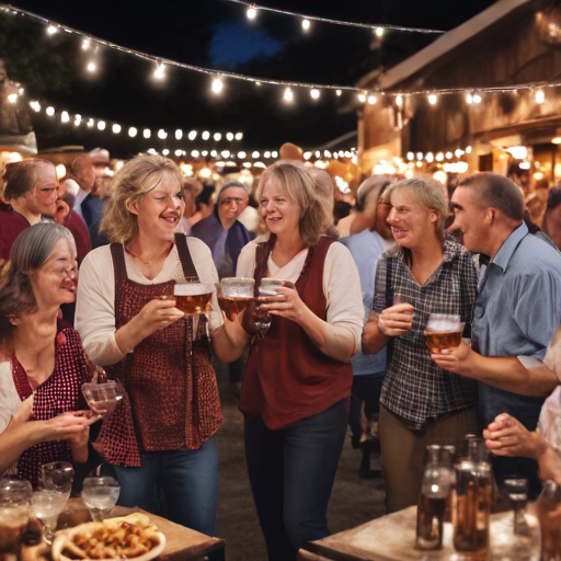 Biergarten-Spaß