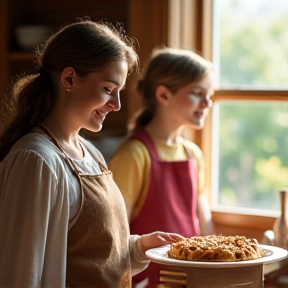 Anna and Ava - Apple pie