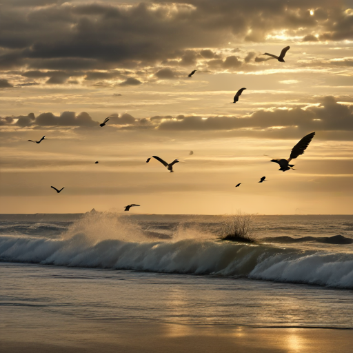 El Atardecer en el Mar