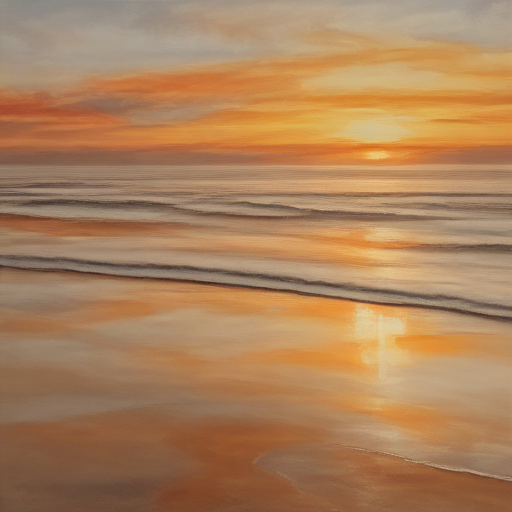 Atardecer en el Mar