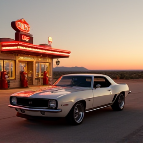 My Camaro and my Gun